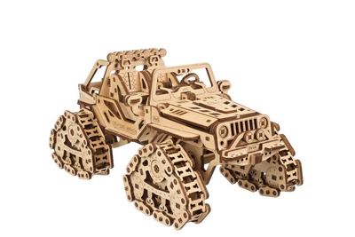 3D пазли UGEARS механічні Гусеничний позашляховик 423 ел (70204)