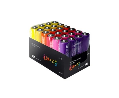Батарейки ZMI Rainbow AAA batteries 24 штуки упаковка AA724