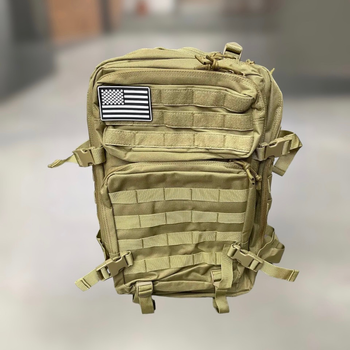 Военный рюкзак 45 л. Yakeda, Койот, тактический рюкзак для военных, армейский рюкзак для солдат