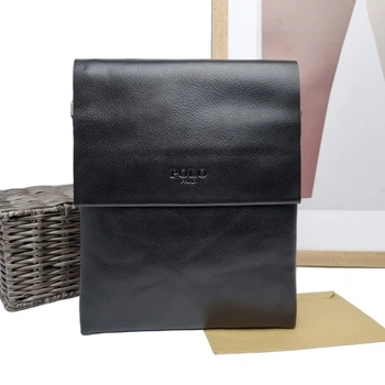 Мужская сумка искусственная кожа POLO черный 8825-3 black