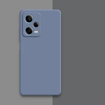 Силіконовий чохол Soft Touch для Xiaomi Redmi Note 12 Pro 5G Сіро-синій