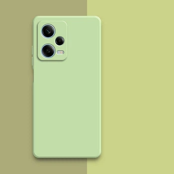Силиконовый чехол Soft Touch для Xiaomi Redmi Note 12 Pro 5G Зеленый