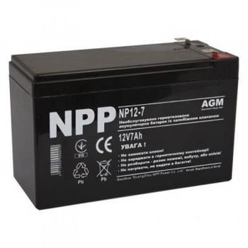 Батарея к ИБП NPP 12В 7 Ач (NP12-7 93401)
