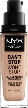 Рідка тональна основа NYX Professional Makeup Can`t Stop Won`t Stop 24-Hour Foundation 05 Light 30 мл (800897157203)