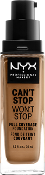 Рідка тональна основа NYX Professional Makeup Can`t Stop Won`t Stop 24-Hour Foundation 13 Golden 30 мл (800897157302)