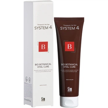 Бальзам для кожи головы при выпадении волос System 4 Bio Botanical Vital Cure Sim Sensitive 150 мл 6417150024444