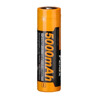 Аккумулятор Li-Ion 21700 Fenix ARB-L21-5000V2.0 5000 мАч 3.6В с защитой до 800 циклов зарядки для фонарей и электроники