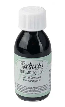 Битум жидкий Liquid Bitumen, темно-коричневый, 125 мл, Divolo