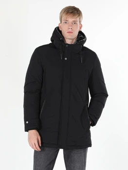 Куртка демісезонна чоловіча з капюшоном Colin's CL1060983-BLK S Black (CL1060983BLK_S)