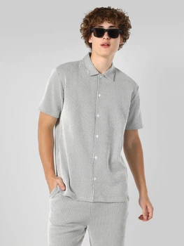 Сорочка чоловіча Colin's CL1062789-GRA S Gray (8683197698872)