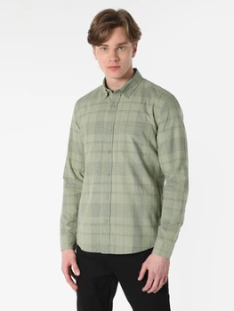 Сорочка бавовняна чоловіча Colin's CL1062867-OLG 2XL Olive Green (8683197579348)