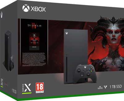 Konsola do gier Microsoft Xbox Series X + Diablo 4 (RRT-00037)