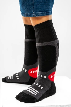 Дитячі лижні шкарпетки ThermoX KIDS SOCKS 39-42 Чорні