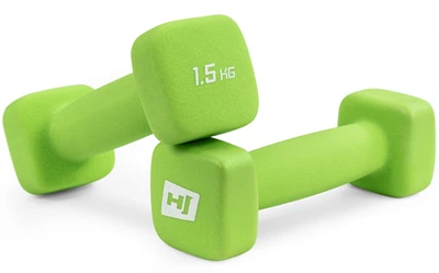 Гантели для фитнеса неопреновые квадратные Hop-Sport HS-V015DS 2х1,5кг