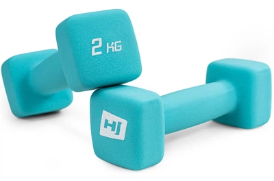 Гантели для фитнеса неопреновые квадратные Hop-Sport HS-V020DS 2х2кг