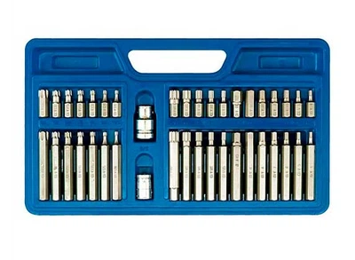 Набор бит отверточных VOREL HEX TORX SPLINE 40шт (66410)