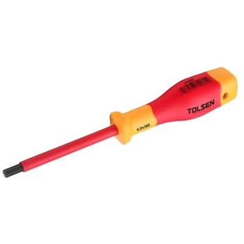 Отвертка диэлектрическая Tolsen Premium шестигранная H4,0х75мм (V31420)