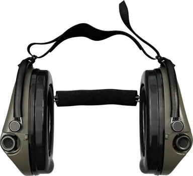 Навушники Sordin Supreme Pro X із заднім тримачем. 1 режим. Колір зелений