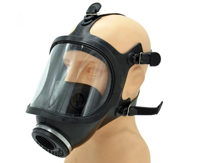 Противогаз защитная панорамная маска респиратор Climax 731C в комплекте с фильтром NBC 3/S Испания армии НАТО с подсумком