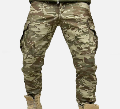 Тактичні брюки чоловічі МК-4 Rip Stop 48 Мультикам