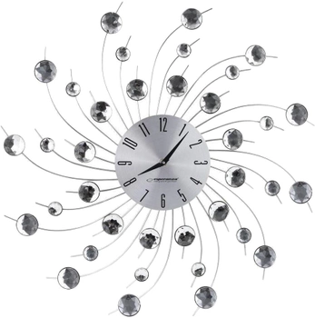 Настінний годинник Esperanza Geneva EHC004 Сріблясті (5901299929322)