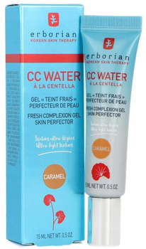 Гель для обличчя Erborian CC Water A La Centella Skin Perfecting Gel Caramel 15 мл (8809255786163)