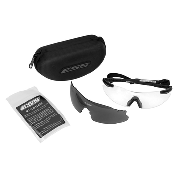 Двохлінзовий комплект окулярів ESS ICE Прозора і затемнена лінзи Чорний 2000000129228
