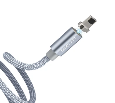 Кабель Koni Strong Lightning магнітний KS10i grey