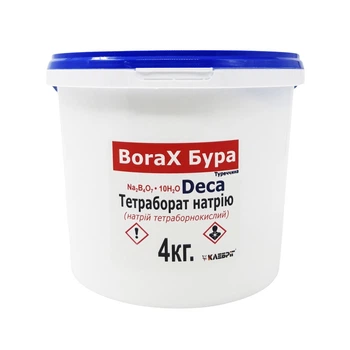 Боракс Дека Бура 10-водна для прання Klebrig 4кг Тетраборат Натрію Б.ДЕКА-4