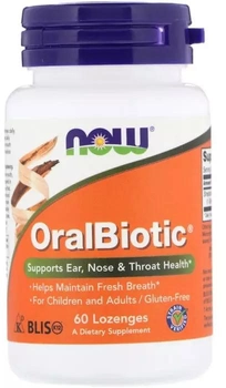 Пробиотики Now Foods OralBiotic 60 таблеток (733739029218)