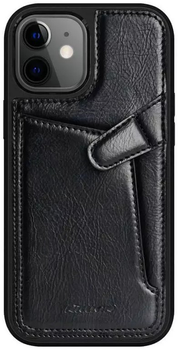 Etui Nillkin Aoge Leather Case Apple iPhone 12 Mini Czarne (NN-ALC-IP12M/BK)