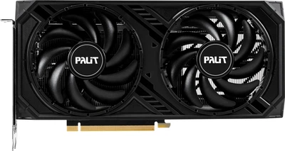 Видеокарта Palit PCI-Ex GeForce RTX 4060 Ti Dual 8GB GDDR6 (128bit) (2535/18000) (HDMI, 3 x DisplayPort) (NE6406T019P1-1060D)