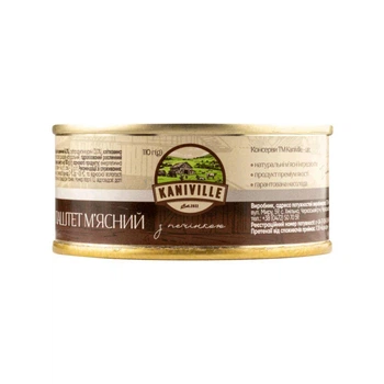 Паштет мясной с печенью ТМ Kaniville 110 г