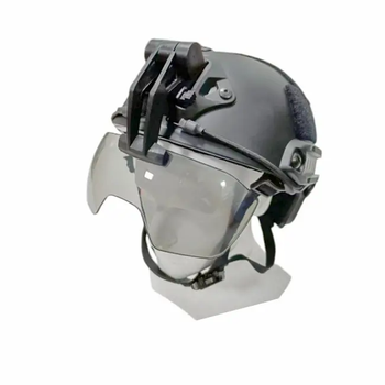 Тактические очки с Shroud Креплением для шлема FAST MICH ClefersTac S82 - Маска для шлема 3мм, Баллистические очки, Защитная маска на каску (50230760)