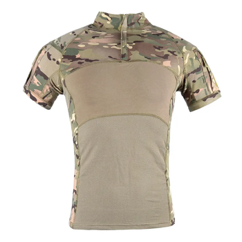 Убакс летняя тактическая боевая рубашка с коротким рукавом ClefersTac UBACS SH - Размер: M, Мультикам (50230757)