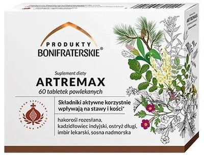 Produkty Bonifraterskie Artremax 60 tabletek (5901969621129)