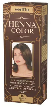 Balsam koloryzujący do włosów Venita Henna Color Balm №15 Brown 75 ml (5902101710787)