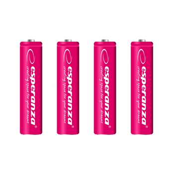 Аккумулятор Ni-MH AAA Esperanza EZA102R 1000 mAh в блистере 4шт Красный