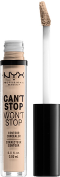 Консилер для обличчя NYX Professional Makeup Can`t Stop Won`t Stop Concealer 02 Alabaster 3.5 мл (800897168568)