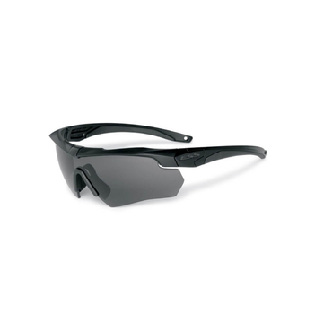 Захисні тактичні окуляри ESS Crossbow Polarized з 3 лінзами та діоптрією Чорні