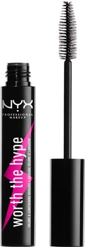 Tusz do rzęs NYX Professional Makeup Worth The Hype 01 Pogrubiający Czarny 7 ml (800897140250)