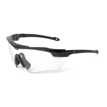 Балістичні, тактичні окуляри ESS Crossbow Suppressor One із лінзою One Clear - прозора. Колір оправ: Чорний.