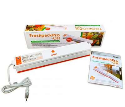 Вакууматор вакуумный упаковщик продуктов Freshpack Pro домашный ваккуматор для продуктов