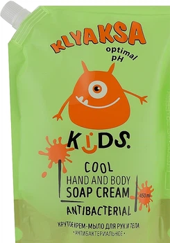 Крутое крем-мыло для рук и тела "Антибактериальное" (дойпак) - Klyaksa 450ml (994313-1287915-2)