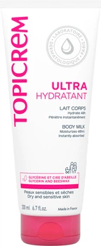 Ультра-увлажняющая эмульсия для тела Topicrem Ultra Hydratante 200 мл (3700281702361)