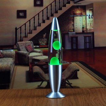 Настільна Лава лампа з воском LAVA LAMP 41см Зелена