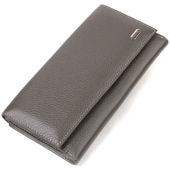 Женский кожаный кошелек Canpellini 10х19х1,5 см 000241156