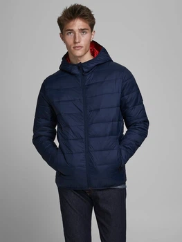 Куртка Jack & Jones JJEMAGIC PUFFER HOOD STS M Темно-синий 12173751NavyBlazer