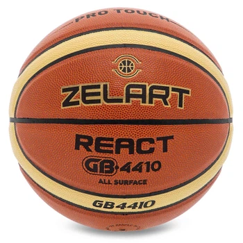 Баскетбольный мяч №6 ZELART REACT Полиуретан для зала для улицы GB4410