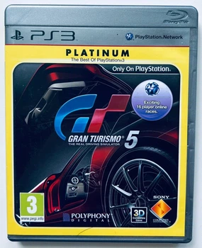 Gran Turismo 5 Platinum, Б/У, русские субтитры - диск для PlayStation 3